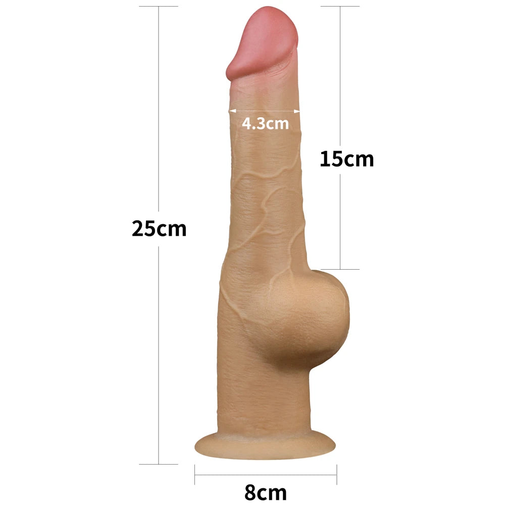 Lovetoy Dual Layered Handle Cock 25 cm Realistik Penis LV411031
