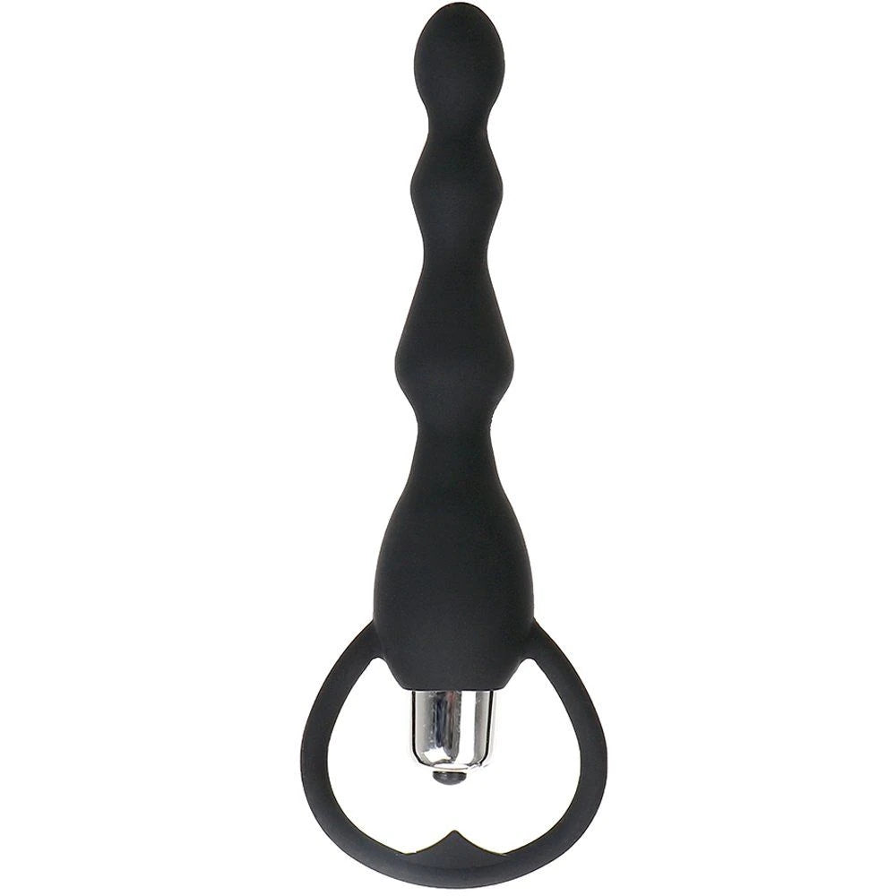 Erox Anal Fantasy Boğumlu Titreşimli Anal Vibratör-Black