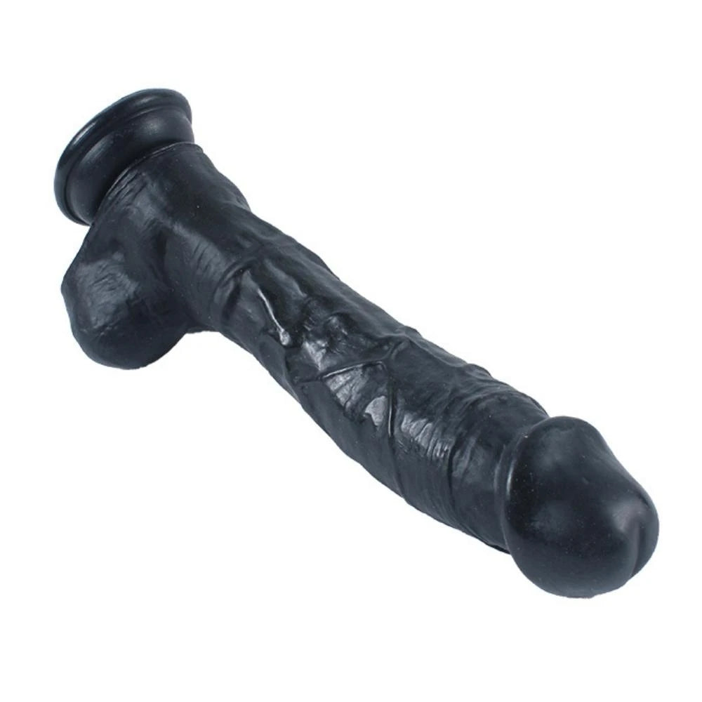 Xise Dildo Series Adonis 18 cm Realistik Zenci Penis XS-WBC10018-Black