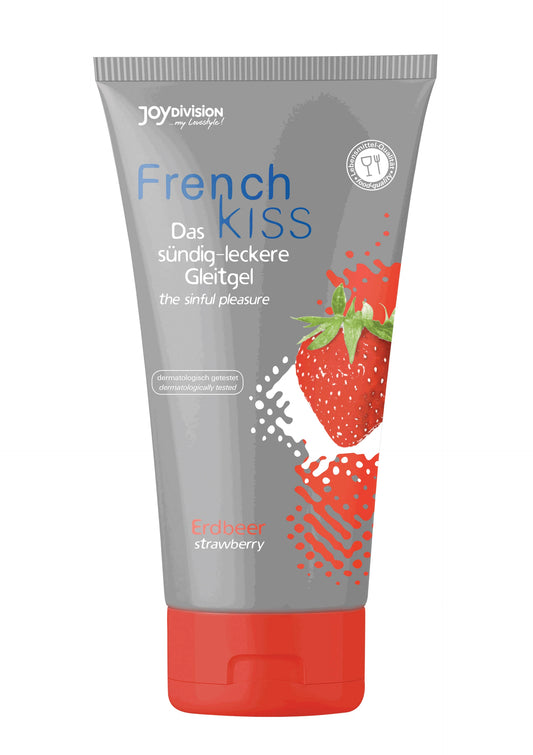 Joy Division Frenchkiss Çilekli Yenilebilir Kayganlaştırıcı Jel 75 ml.