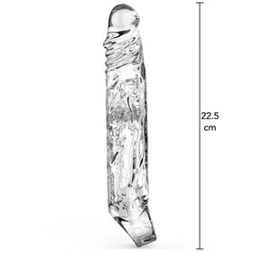ToyJoy Get Real Extension Sleeve TPE XL 22.5 Cm Şeffaf Penis Kılıfı