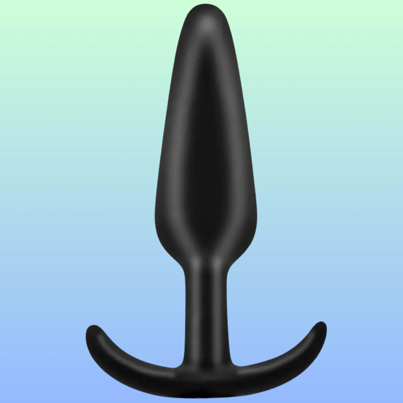 Erox Anal Fantasy Silicone Jelly Butt Plug Anal Alıştırıcı-Black