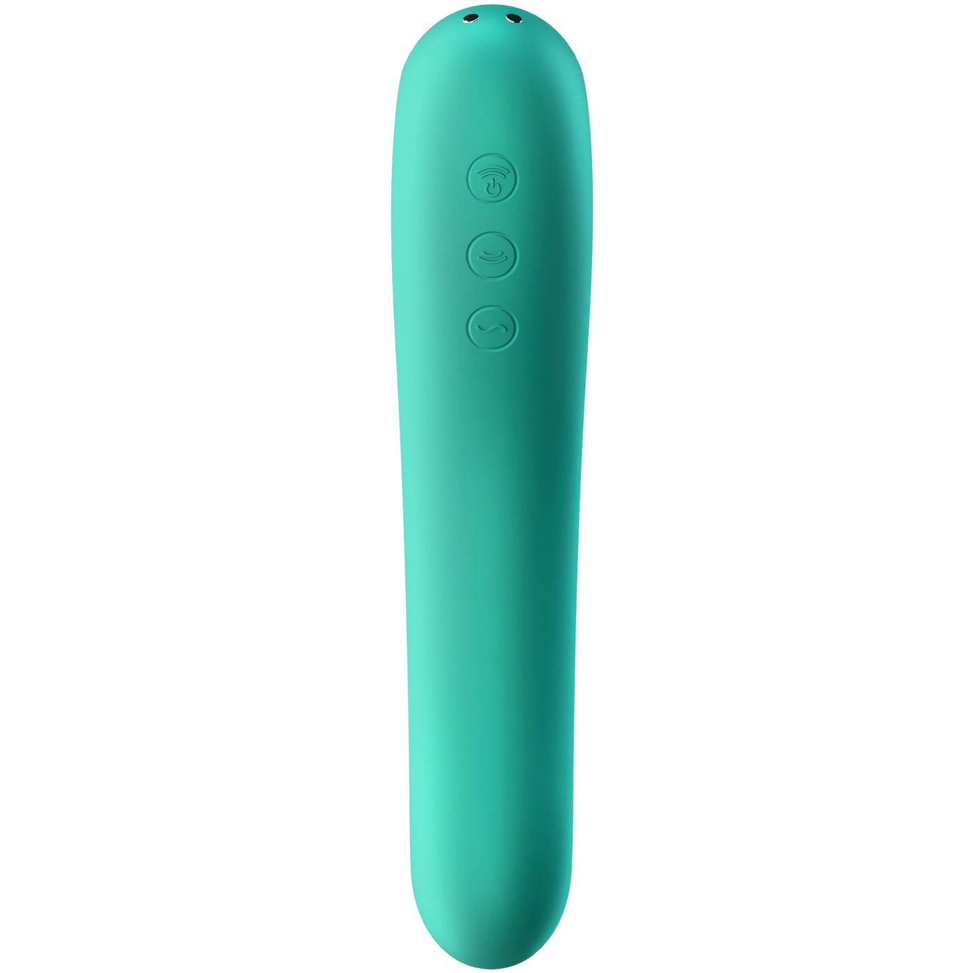 Satisfyer Dual Kiss Telefon Kontrollü Emiş Güçlü Vibratör-Green