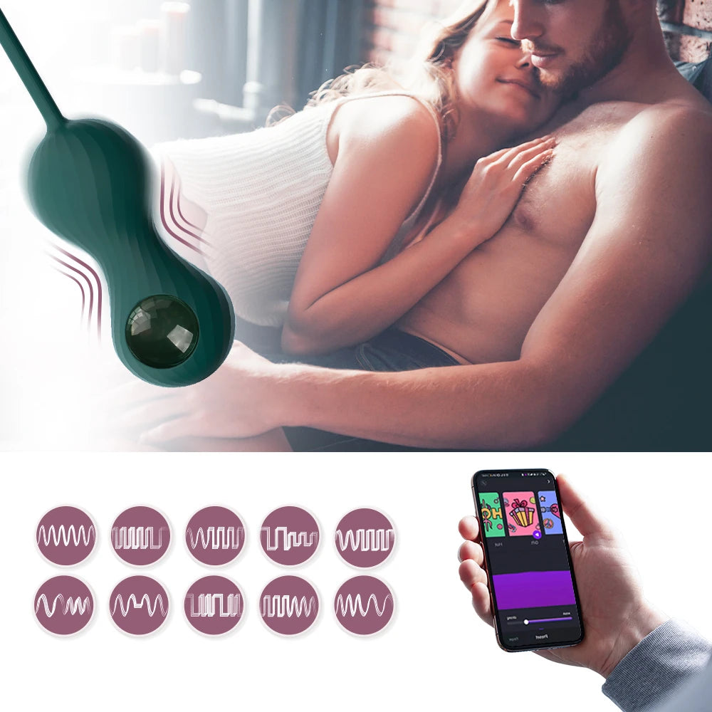 Magic Motion Crystal Duo Smart Kegel Vibratör Set