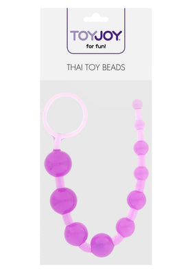 Toy Joy Thai Boncuklu Kademeli Artan Mor Renk Anal Zevk Topları