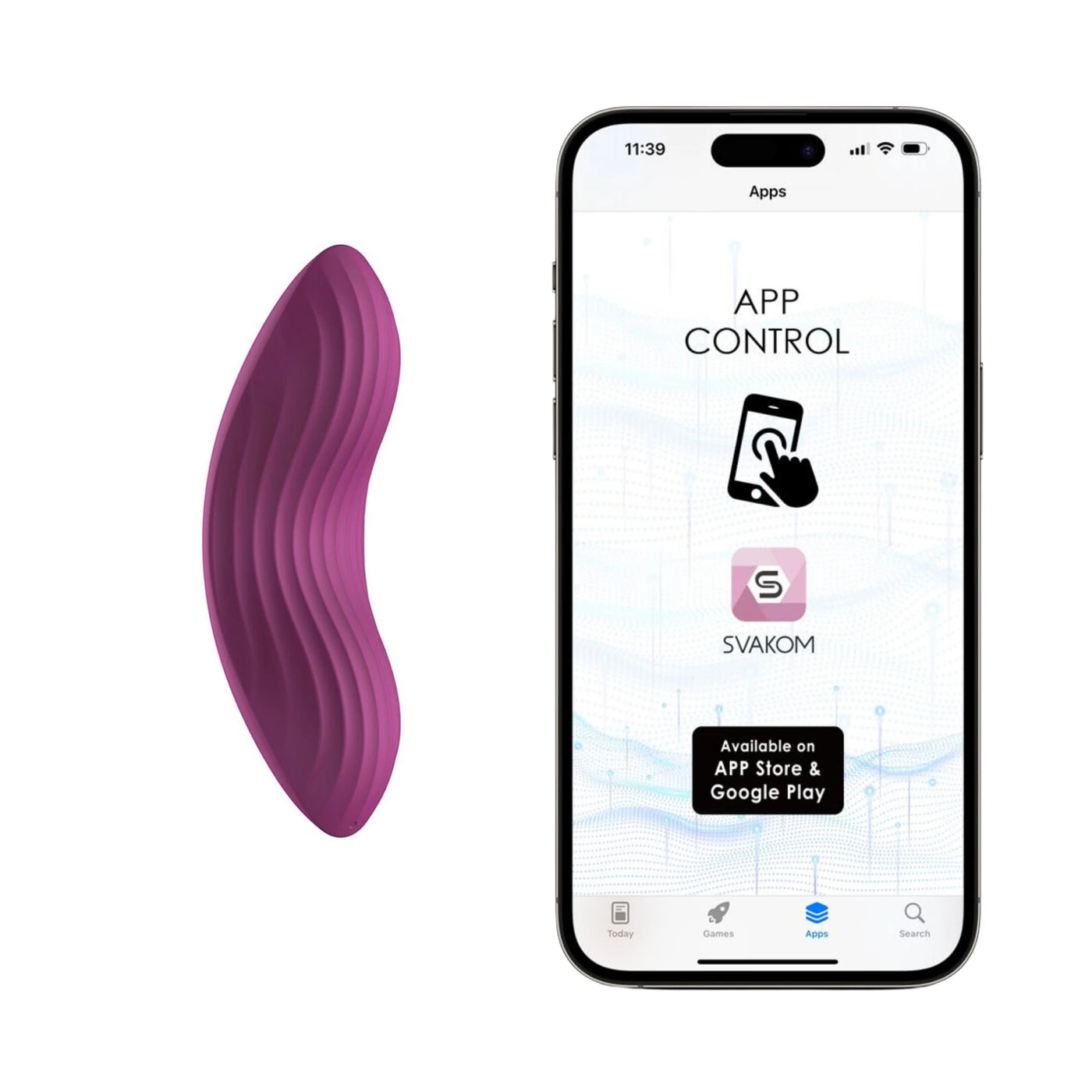 Svakom Edeny Telefon Kontrollü Giyilebilir Klitoral Vibratör