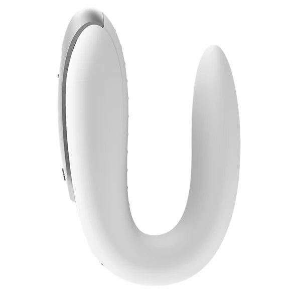 Satisfyer Double Fun Telefon ve Uzaktan Kumanda Kontrollü Vibratör-White