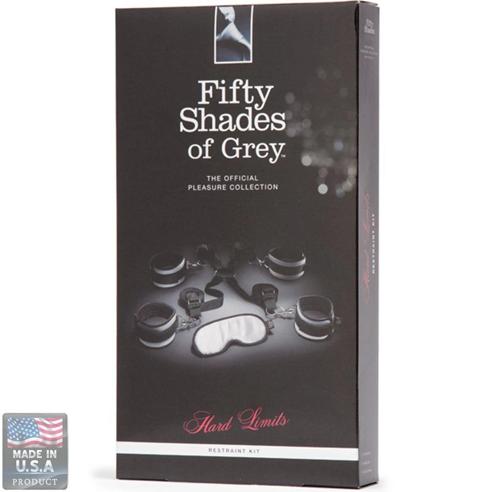Fifty Shades of Grey Grinin Elli Tonu Yatağa Bağlama Seti Siyah