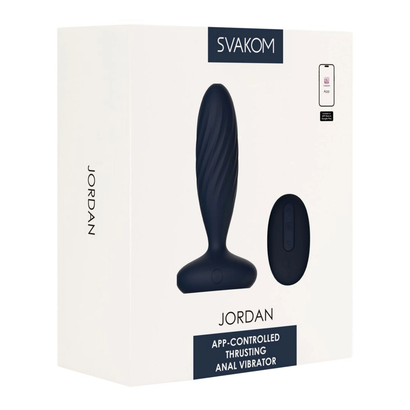 Svakom Jordan Telefon Kontrollü İleri Geri Hareketli Anal Vibratör