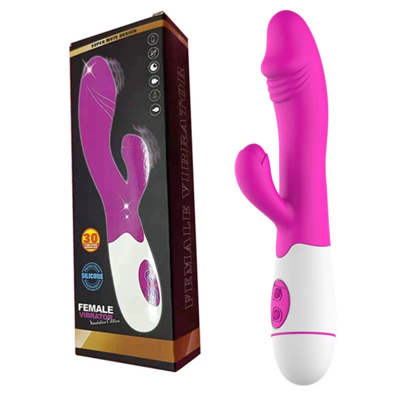 Erox Mix Vibe 30 Mod Titreşimli Rabbit Vibratör - Pink