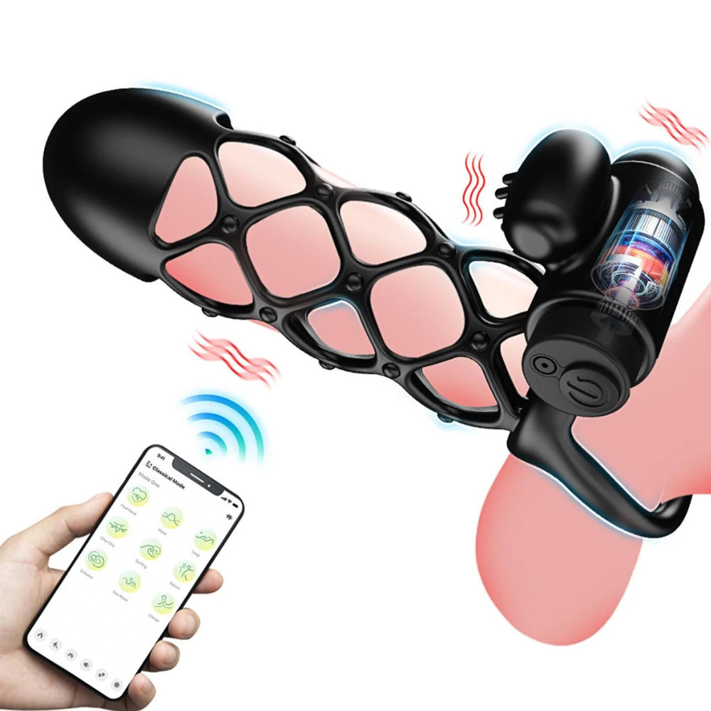 Erox The Sleeve Telefon Kontrollü Penis Halkası