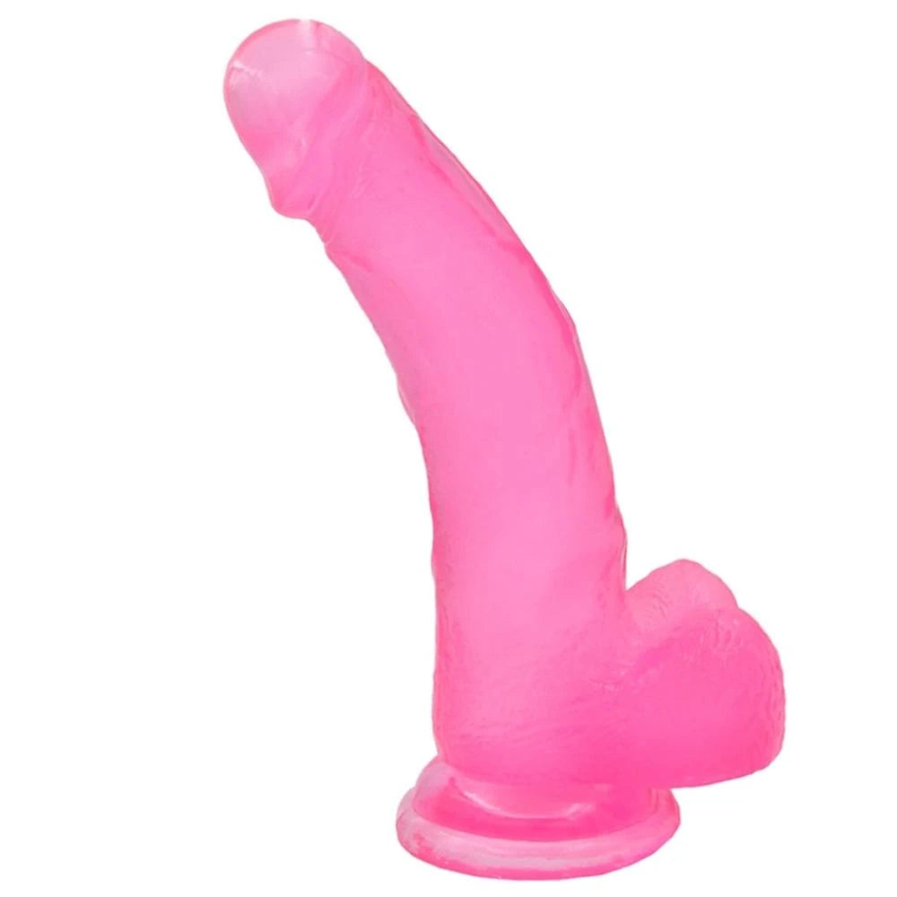 Lovetoy Jelly Studs Pink Large 20 cm Jel Dildo LV3100