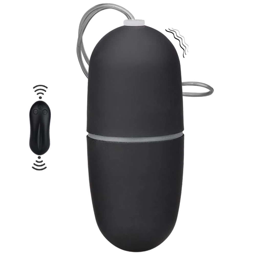 Erox Mini Fantasy 10 Mode Vibration Giyilebilir Uzaktan Kumandalı Vibratör-Black