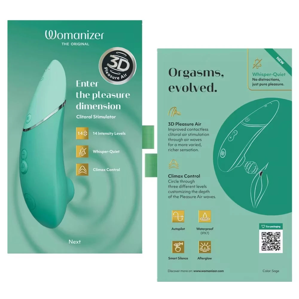 Womanizer Next Emiş Güçlü ve Clitoral Uyarıcı Vibratör-Aqua