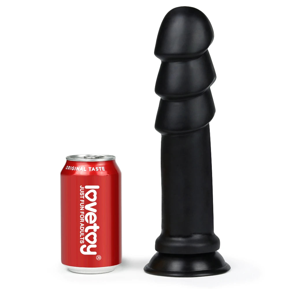 Lovetoy King Sized 28 cm Dalgalı Flexible Dev Anal Dildo