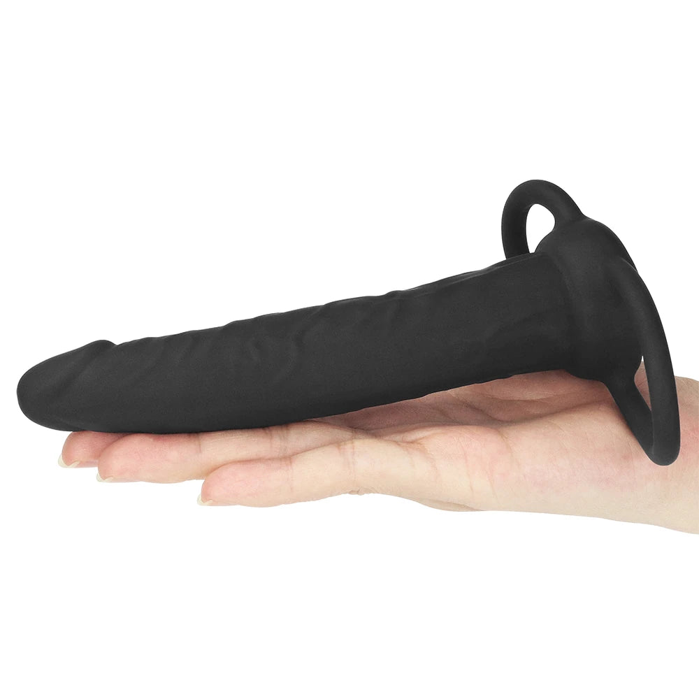 Lovetoy Silicone Fantasy Double Prober Testis Bağlamalı Anal Dildo