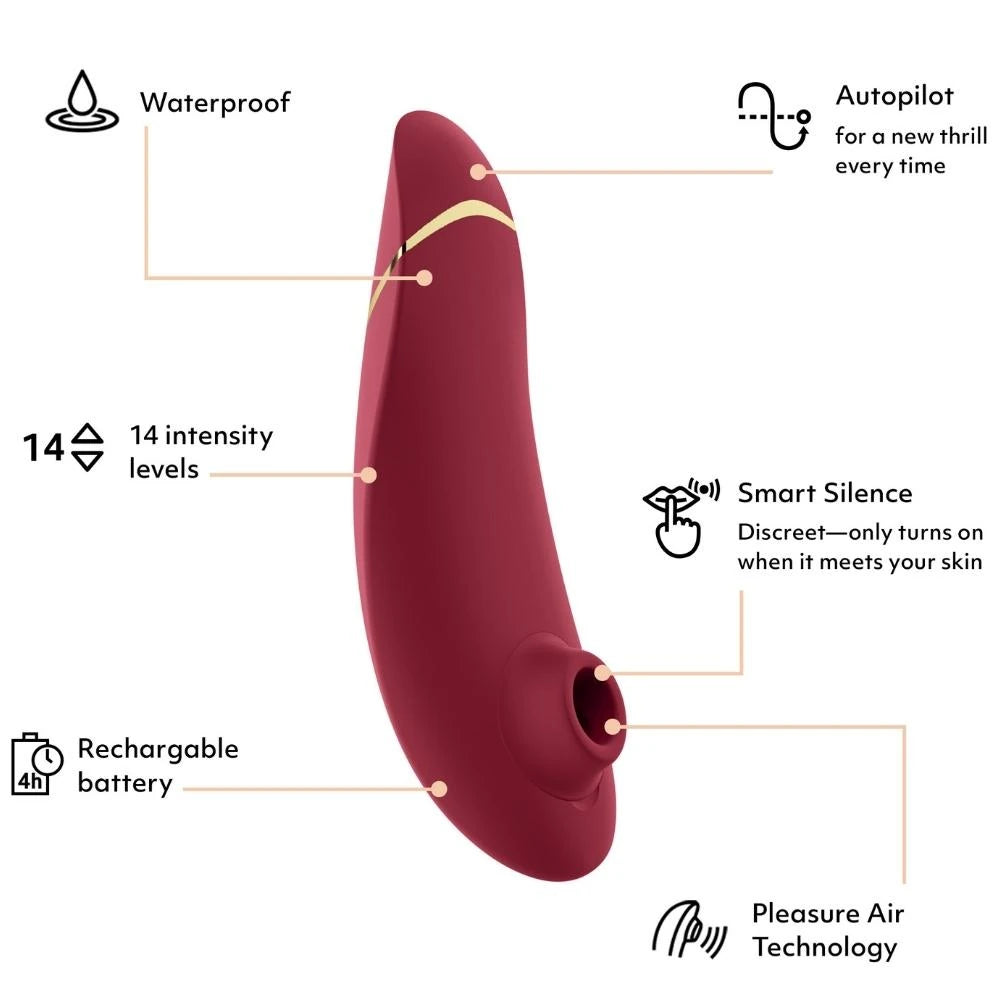 Womanizer Premium 2 Air Pulse Emiş Güçlü Vibratör