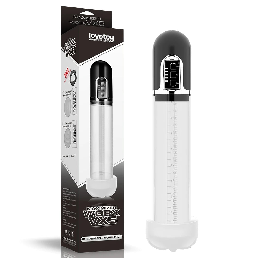 Lovetoy Maximizer Vorx VX5 Şarj Edilebilir Ultra Güçlü Penis Pompası