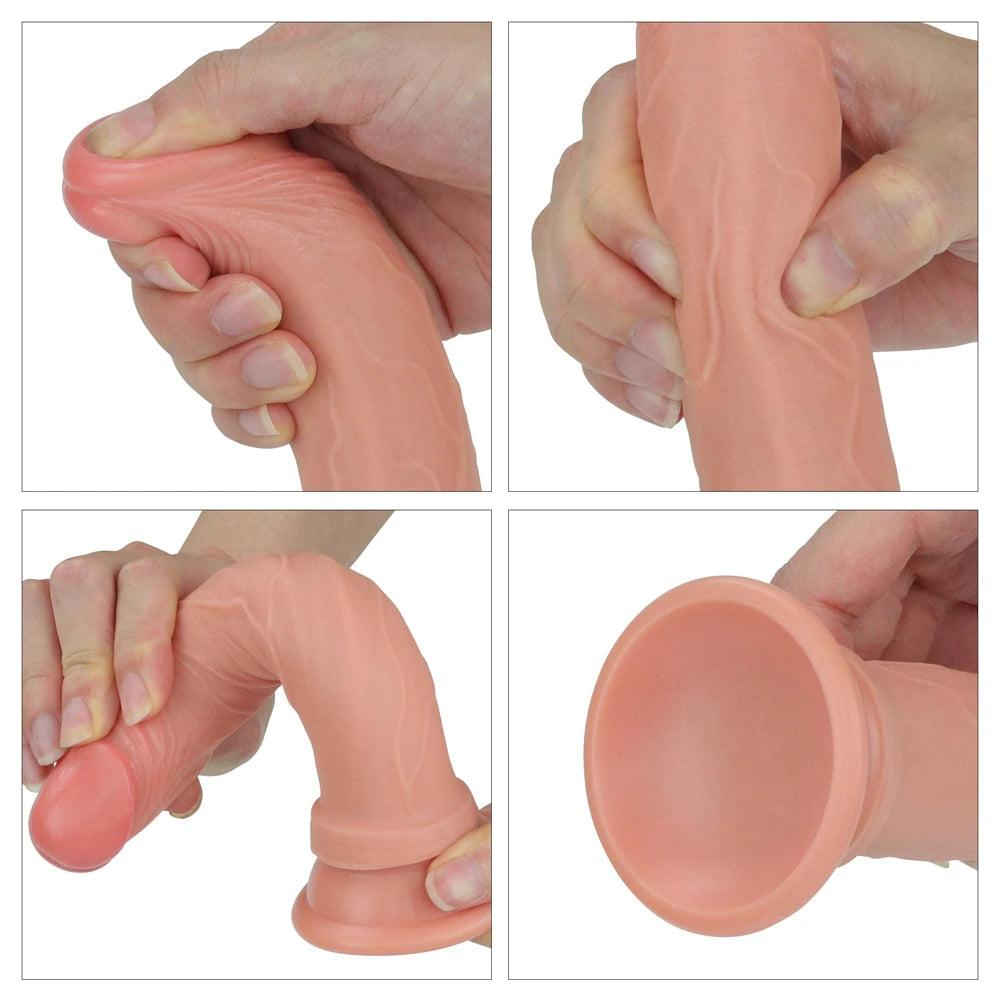 Lovetoy Dual Layered Cock18 cm Realistik Penis LV4002