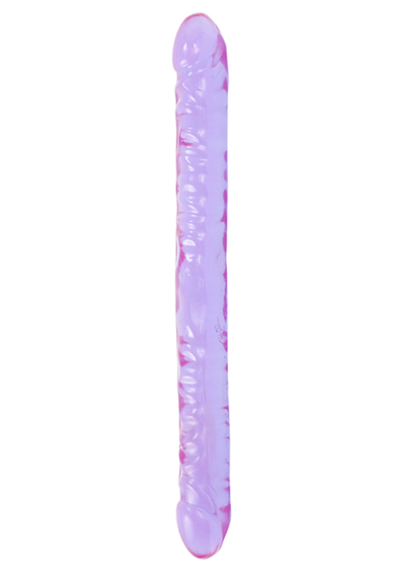 Doc Johnson Cyrstal Jellies 45 Cm Çift Taraflı Realistik Jel Penis-Mor
