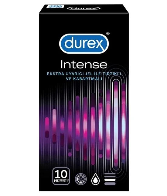 Durex İntense 10'lu Prezervatif Kondom