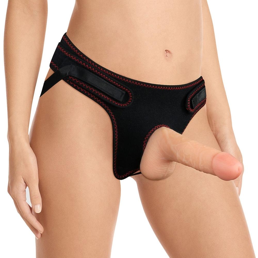 Lovetoy Easy Strapon 18 cm Kemerli Realistik Penis