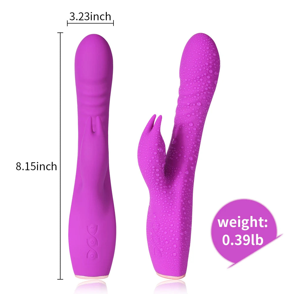 Shequ Riva 10 Modlu G-Bölgesi ve Klitoris Rabbit Vibratör