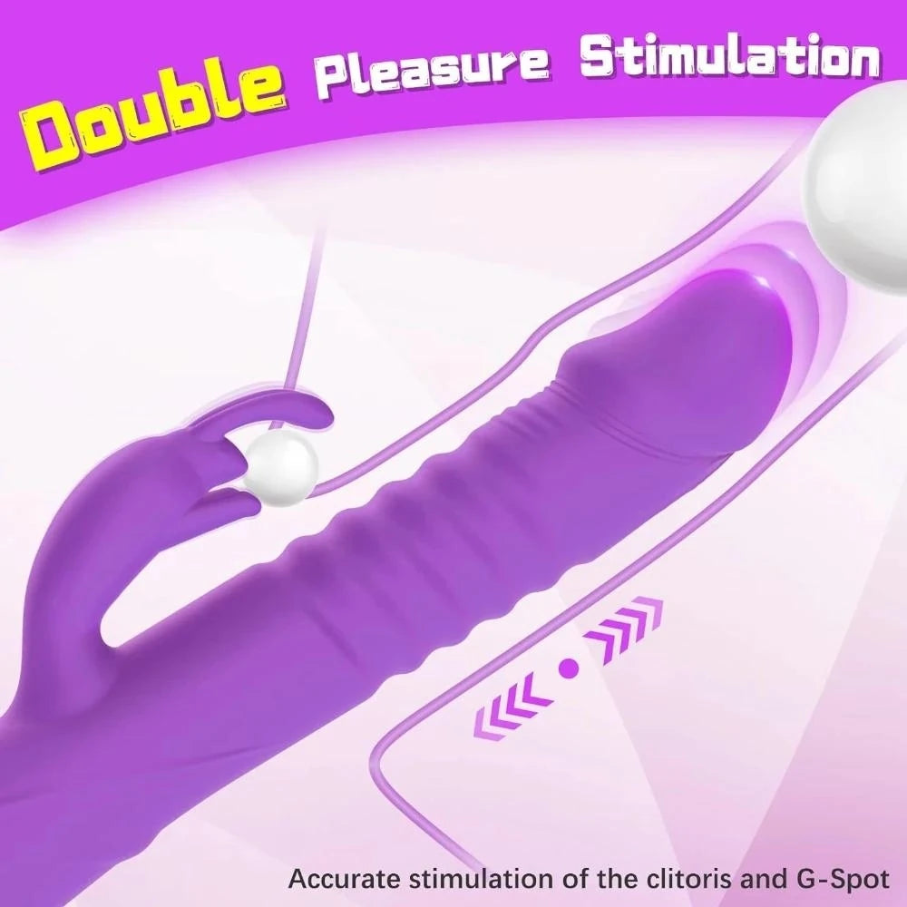 Erox G-Fantasy Aise Bionic Design İleri Geri Hareketli Rabbit Vibratör