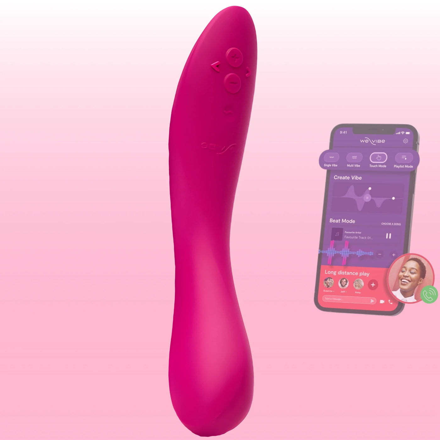 We-Vibe Rave 2 Telefon Kontrollü G-Spot Vibratör