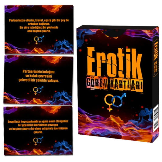 Erox Erotica Game 50 Erotik Görev Oyun Kartları