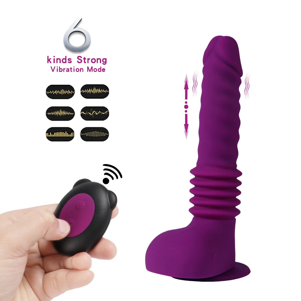 Shequ İsaiah İleri Geri Hareketli ve Dönebilen Sex Makinesi Vibratör