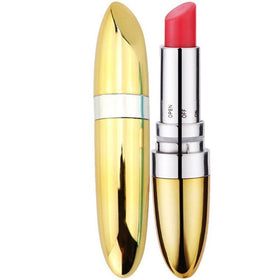 Erox Lipstick Compact Power Full Mini Ruj Vibratör-Yellow