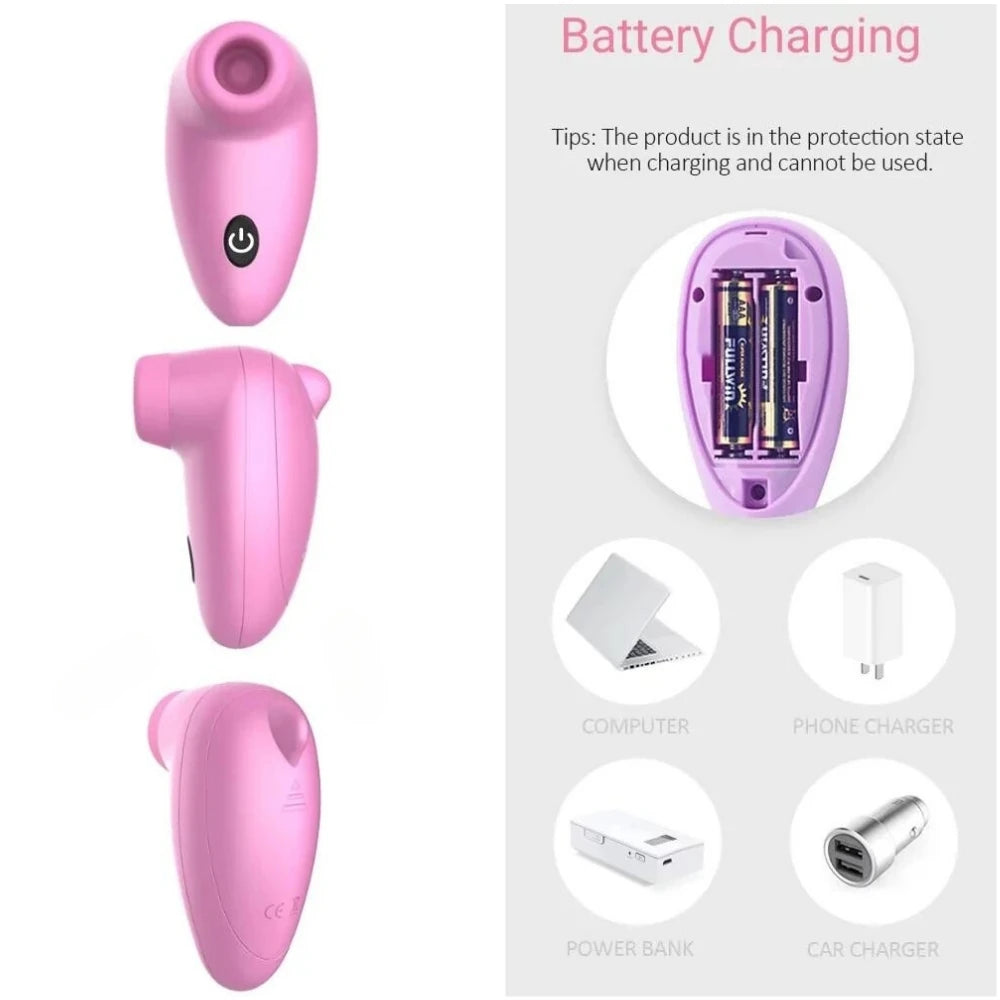 Dibe Sex Massager Emiş Güçlü Vibratör