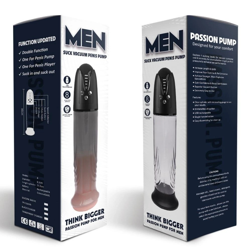 Erox Canwin Think Bigger Suck Vacuum Otomatik Penis Pompası