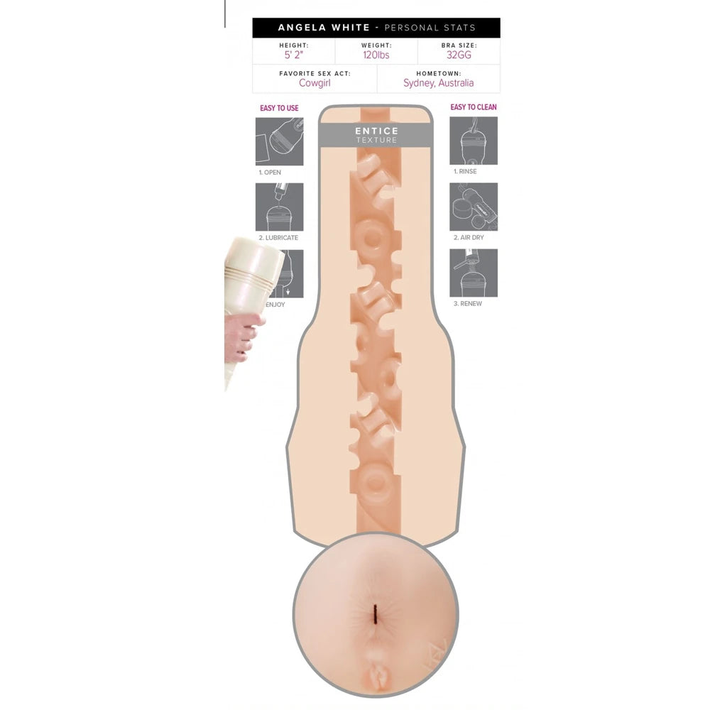 Original Fleshlight Girls Angela White Vajina Mastürbatör