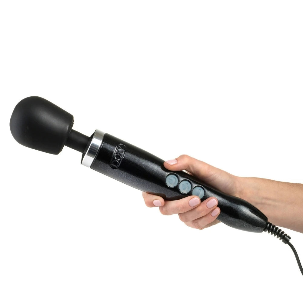 Doxy Die Cast Metal Wand Massager Masaj Aleti - Black