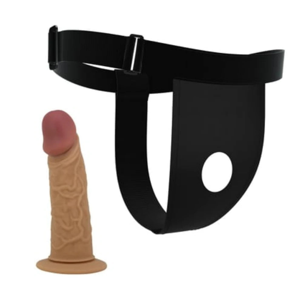 Pretty Love Harness Briefs Strap-On İçi Boş Belden Bağlamalı Kemerli Penis
