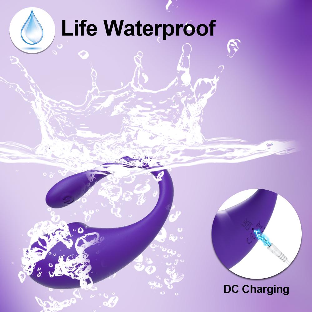 Erox Push Telefon Kontrollü Giyilebilir Vibratör Purple