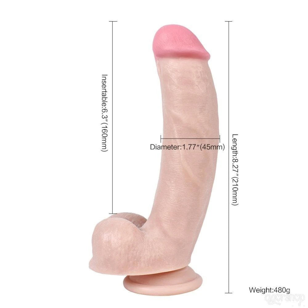 Xise Dildo Series Bruce Wills 22 Cm Realistik Penis