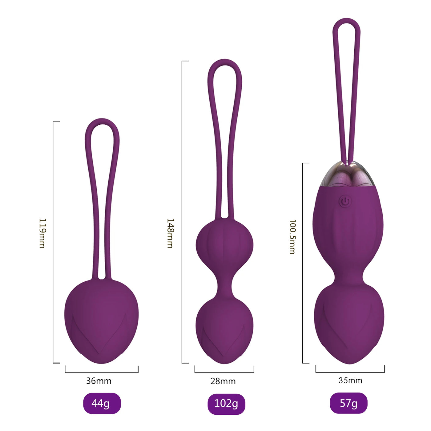 Erox Exuis Pink Uzaktan Kumandalı Kegel Egzersiz Topu