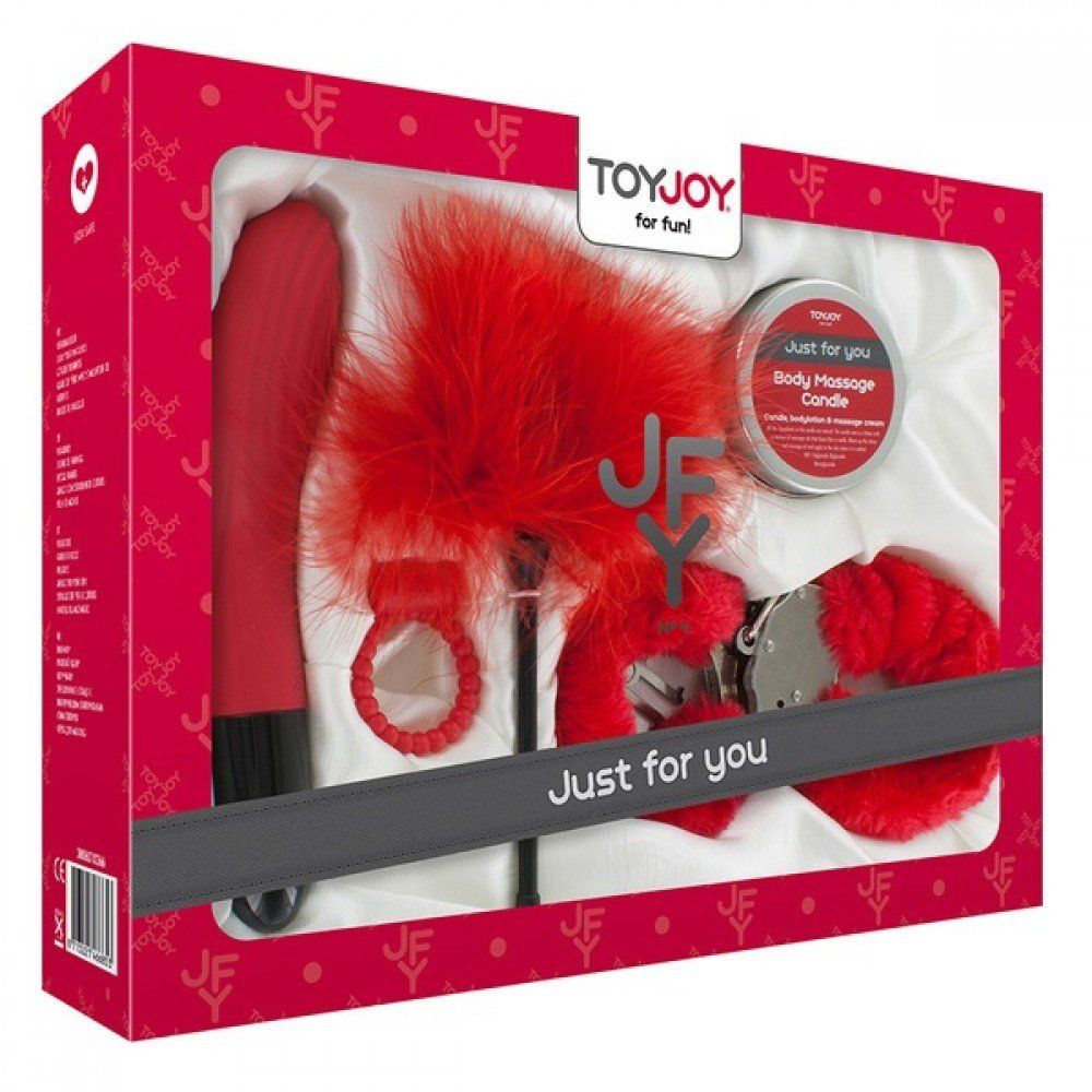 Toy Joy For Fun Çiftlere Özel Kırmızı Vibratör Set