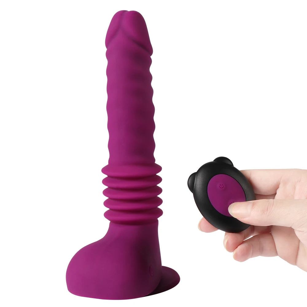 Shequ İsaiah İleri Geri Hareketli ve Dönebilen Sex Makinesi Vibratör