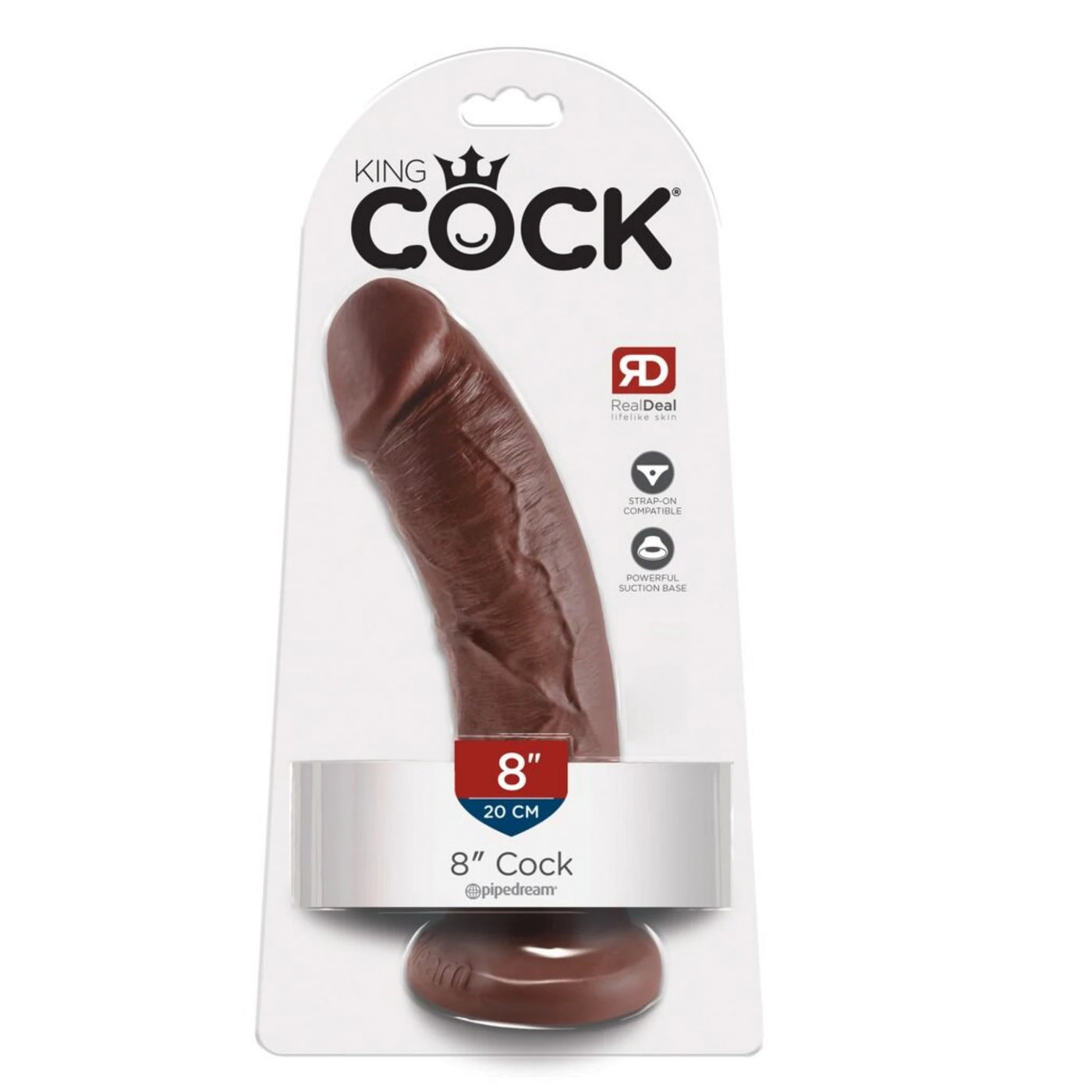 Pipedream King Cock 8'' Titreşimsiz Amerikan Realistik Penis