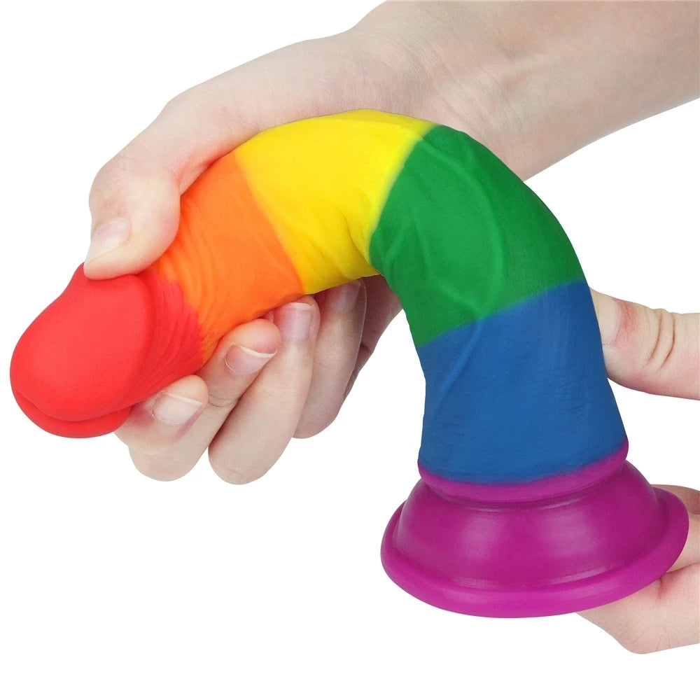 Lovetoy Prider Dildo 18.5 cm Kemerli Realistik Penis LV410025