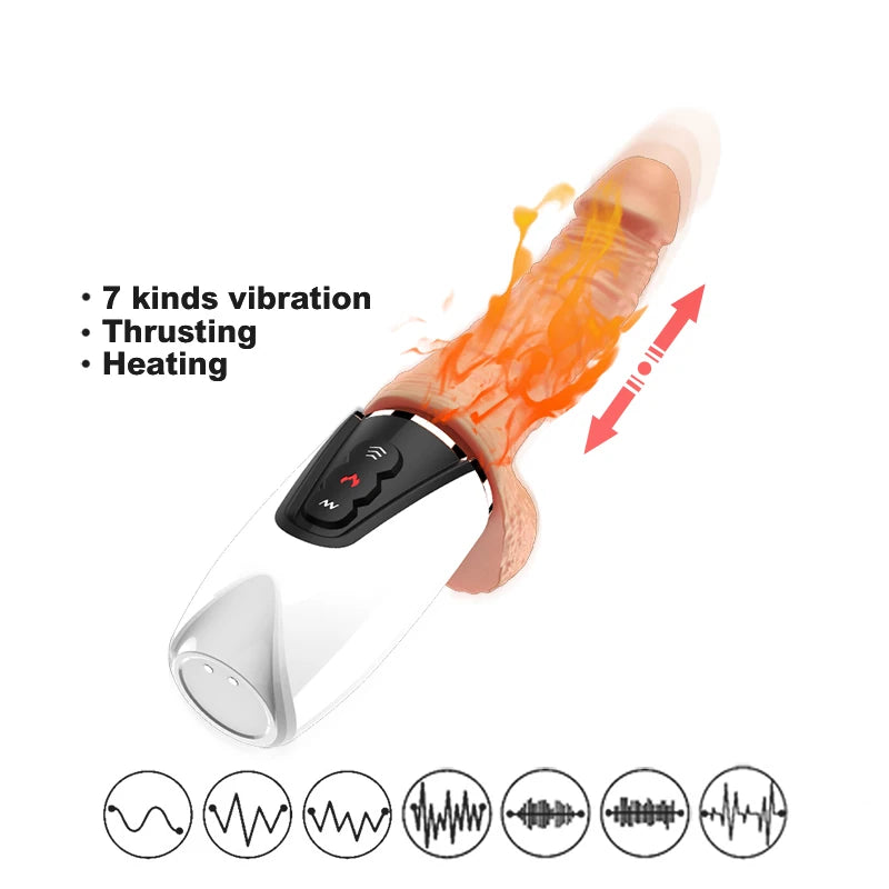 Dibe Sex Massager İleri Geri Hareketli ve Isıtmalı Sex Machine