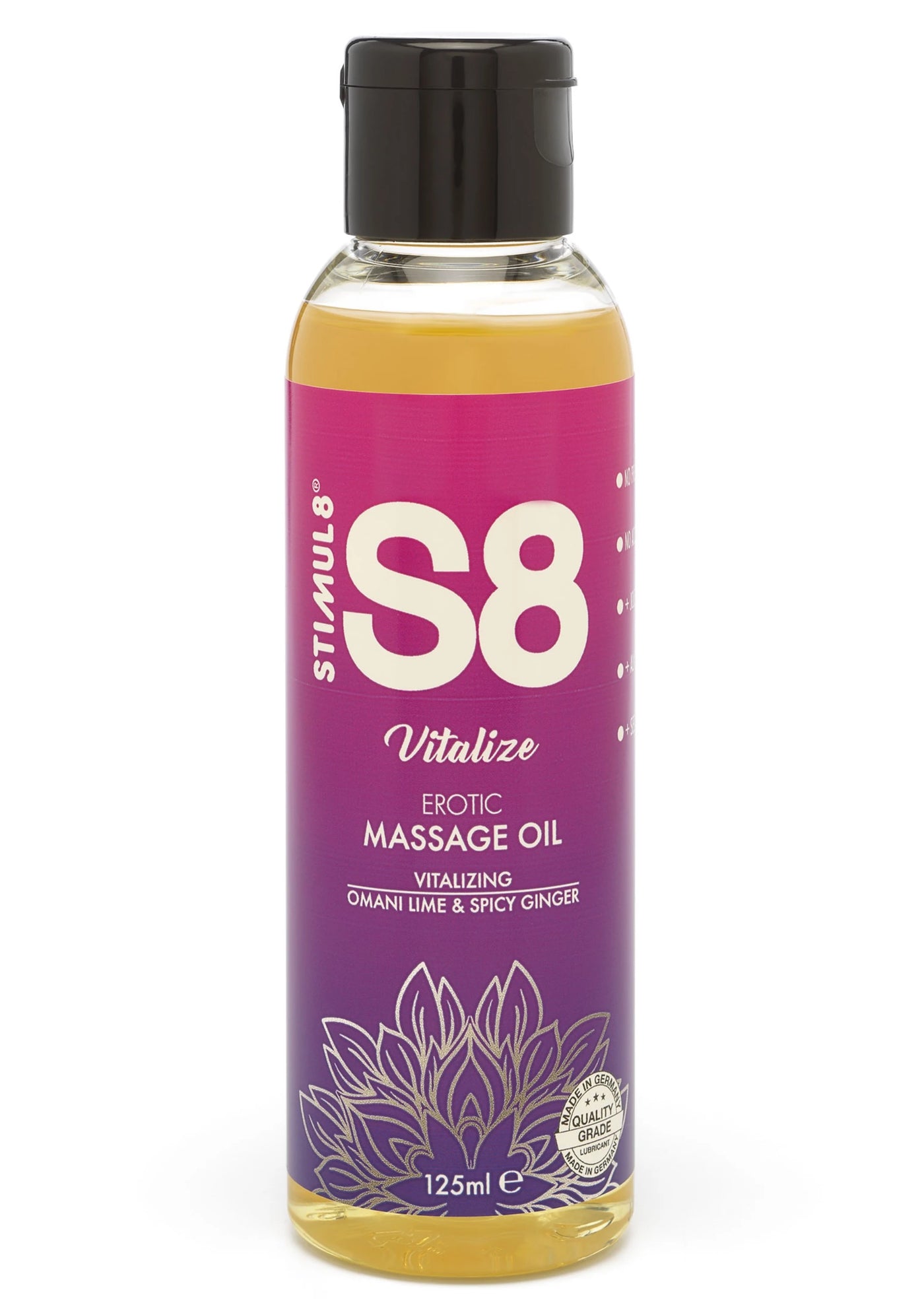 S8 Massage Vitalize Meyveli Masaj Yağı 125 Ml