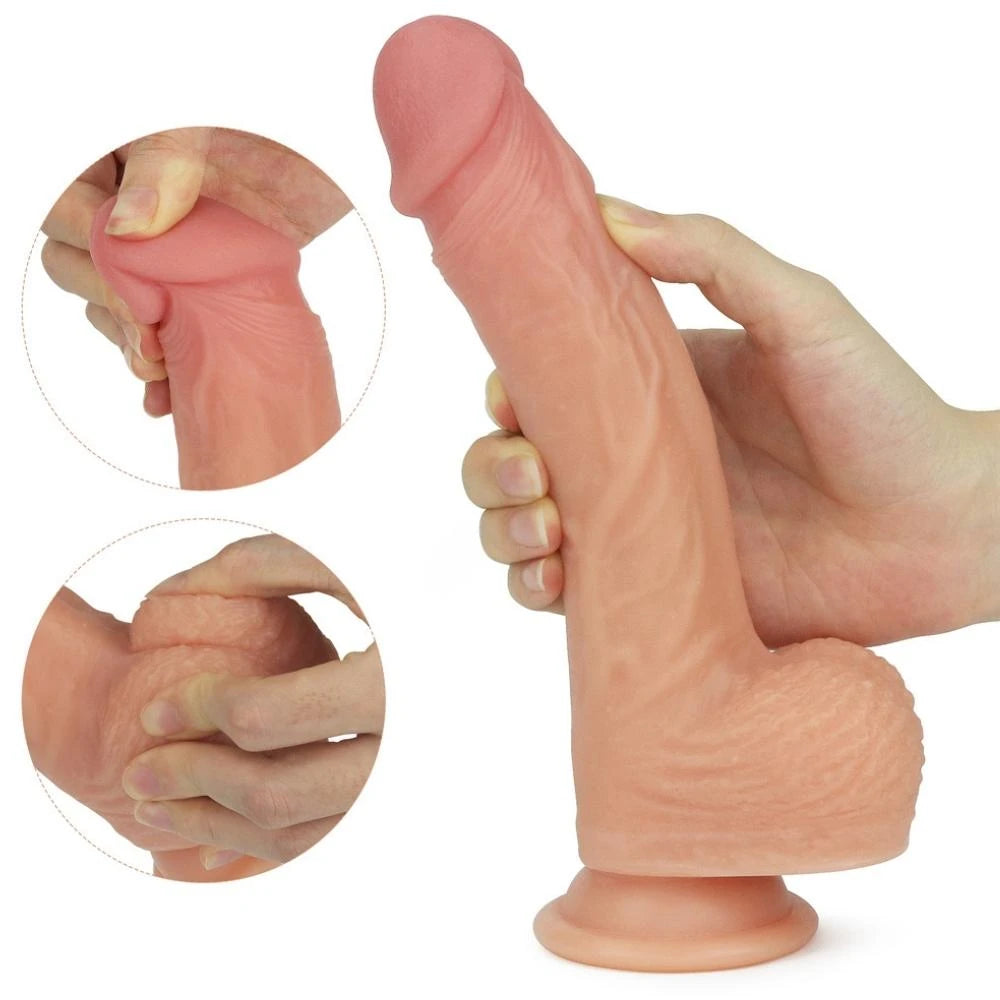 Lovetoy Nature Cock 21.5 Cm Liam Isıtmalı ve Dönebilen Realistik Penis