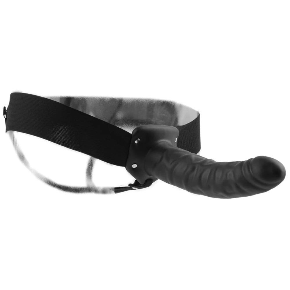 Pipedream Fetish Fantasy Series 8 İnch İçi Boş Strap-On Penis Black