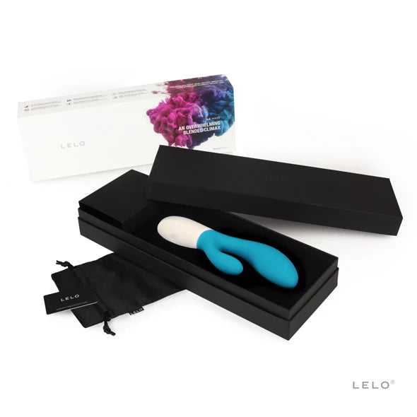 Lelo İna Wave Hareketli Rabbit Vibratör-Ocean Blue