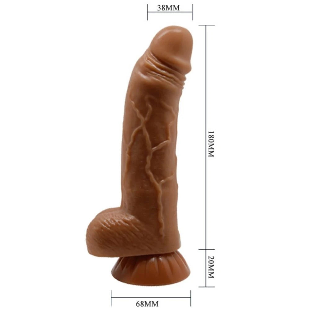 Baile Beautiful Angelo Dildo Aktif Deri Özellikli 19 cm Realistik Penis